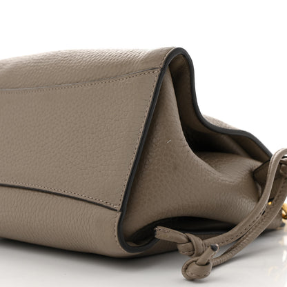 Mulberry Heavy Grain Small Iris Tote Powder Grey Pale Slate 10 of 14