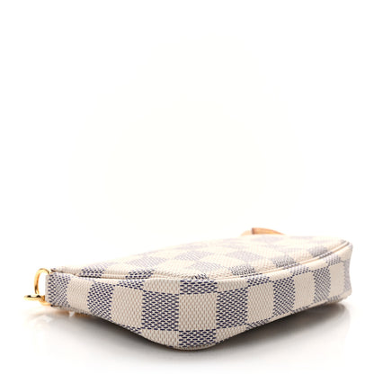 Louis Vuitton LOUIS VUITTON Damier Azur Mini Pochette Accessories 4 of 6