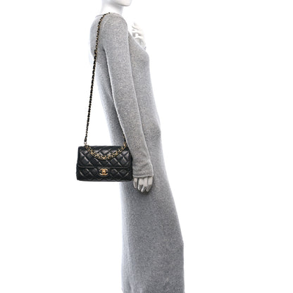 Chanel Caviar Quilted Small Coco First Flap Black 2 of 10