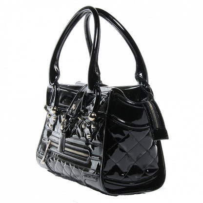 Burberry Patent Quilted Large Manor Black 3 of 8