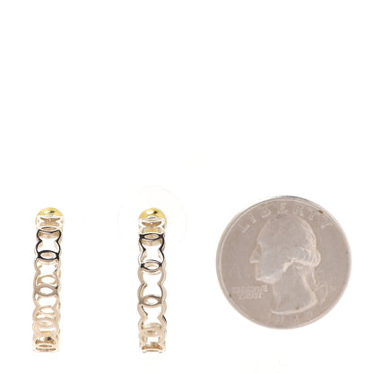 Chanel Metal CC Hoop Earrings Gold 2 of 4