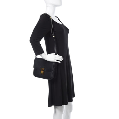 Celine Box Calfskin Medium Classic Box Flap Bag Black 2 of 23