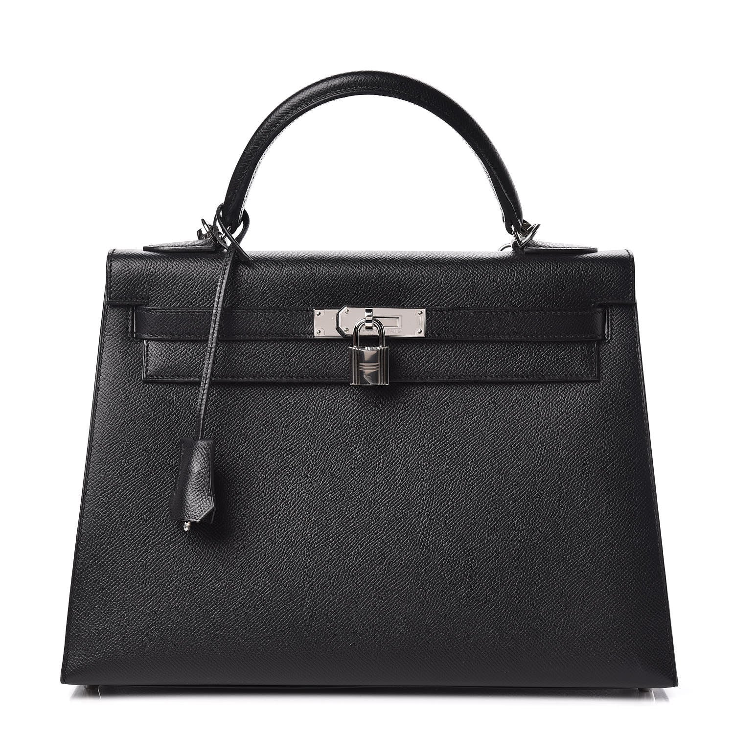 Hermes Epsom Kelly Sellier 32 Black 1 of 47