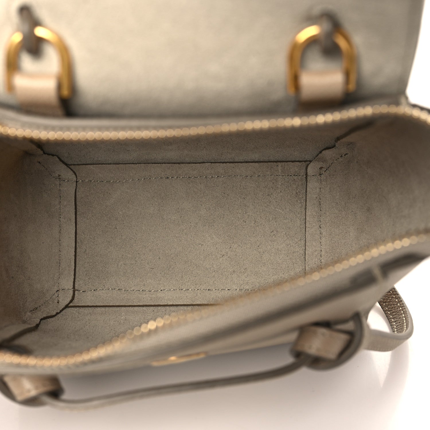 Celine Grained Calfskin Pico Belt Bag Light Taupe 4 of 8