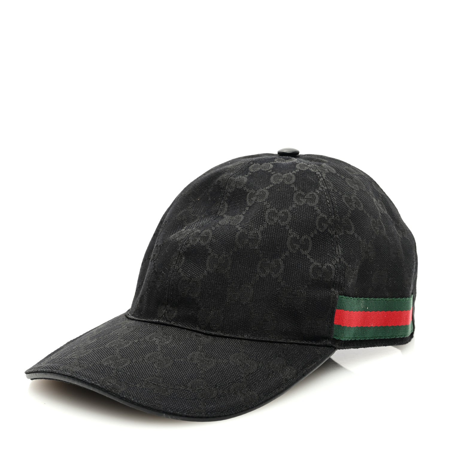 Gucci Monogram Web Baseball Hat XXL Black 1 of 9