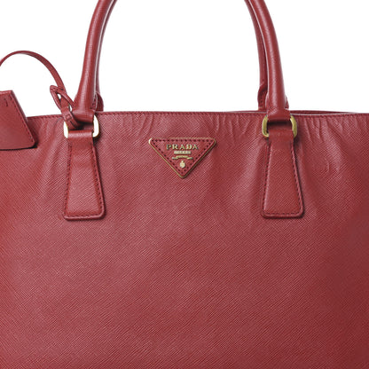 Prada Saffiano Large Tote Fuoco 7 of 19