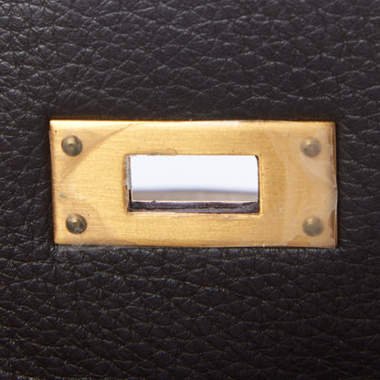 Hermes Taurillon Clemence Tri-Color Kelly Retourne 35 Tabac Camel Ebene Parchemin 25 of 35