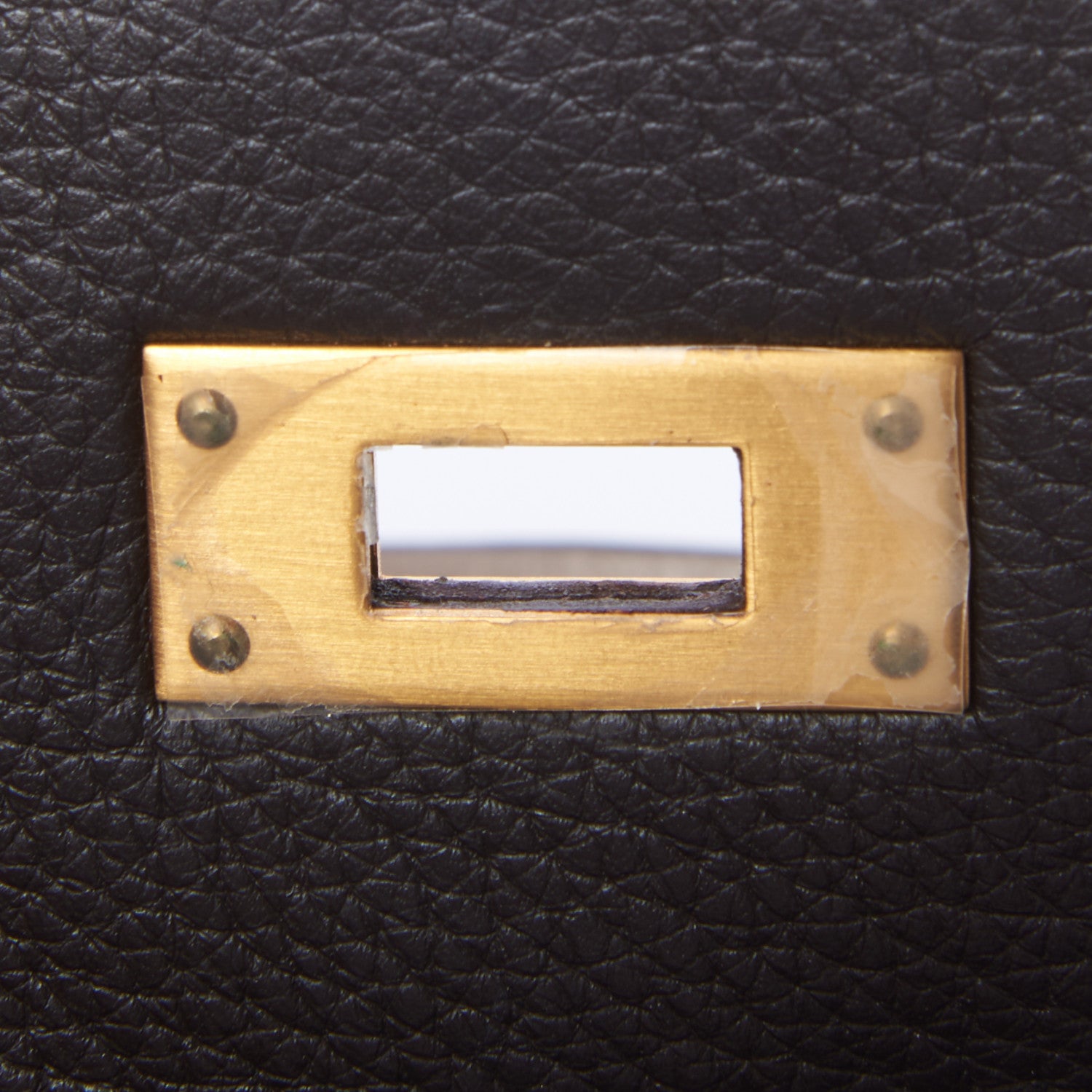 Hermes Taurillon Clemence Tri-Color Kelly Retourne 35 Tabac Camel Ebene Parchemin 25 of 35