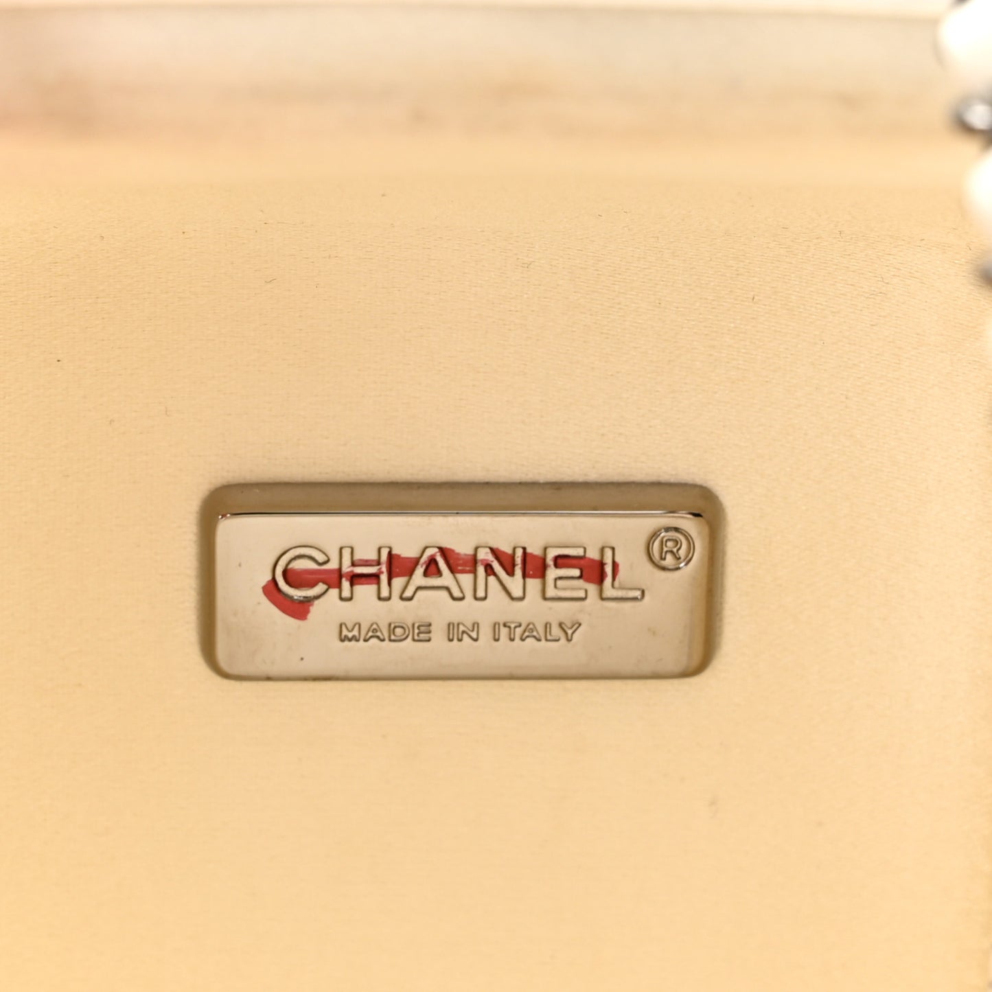 Goatskin Lait de Coco Milk Carton Bag White