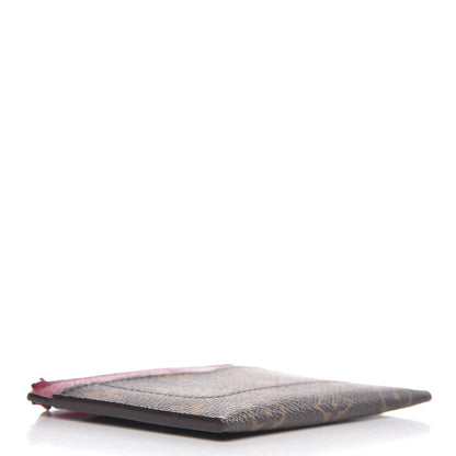 Louis Vuitton Monogram Zipped Card Holder Fuchsia 4 of 6