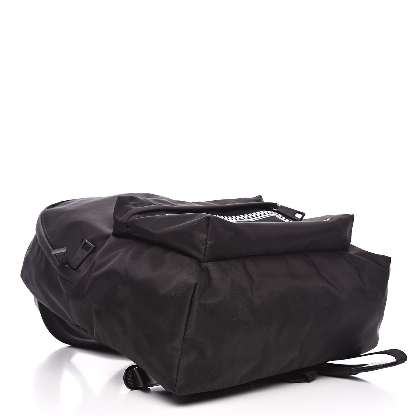 Nylon 90's Logo Backpack Black
