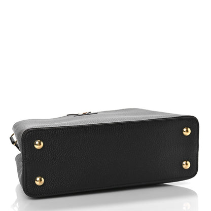 Louis Vuitton Taurillon Capucines PM Black 4 of 8