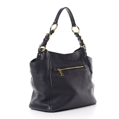 Prada Vitello Daino Side Pocket Tote Baltico 2 of 12