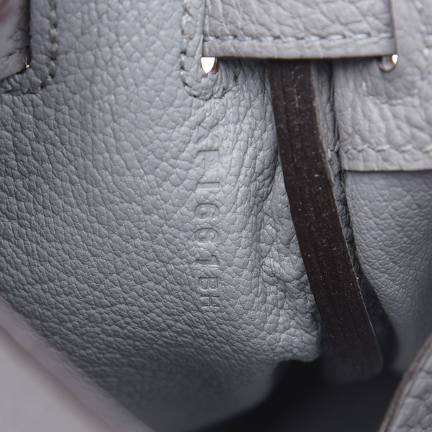 Hermes Taurillon Clemence Kelly Retourne 25 Gris Mouette 7 of 10