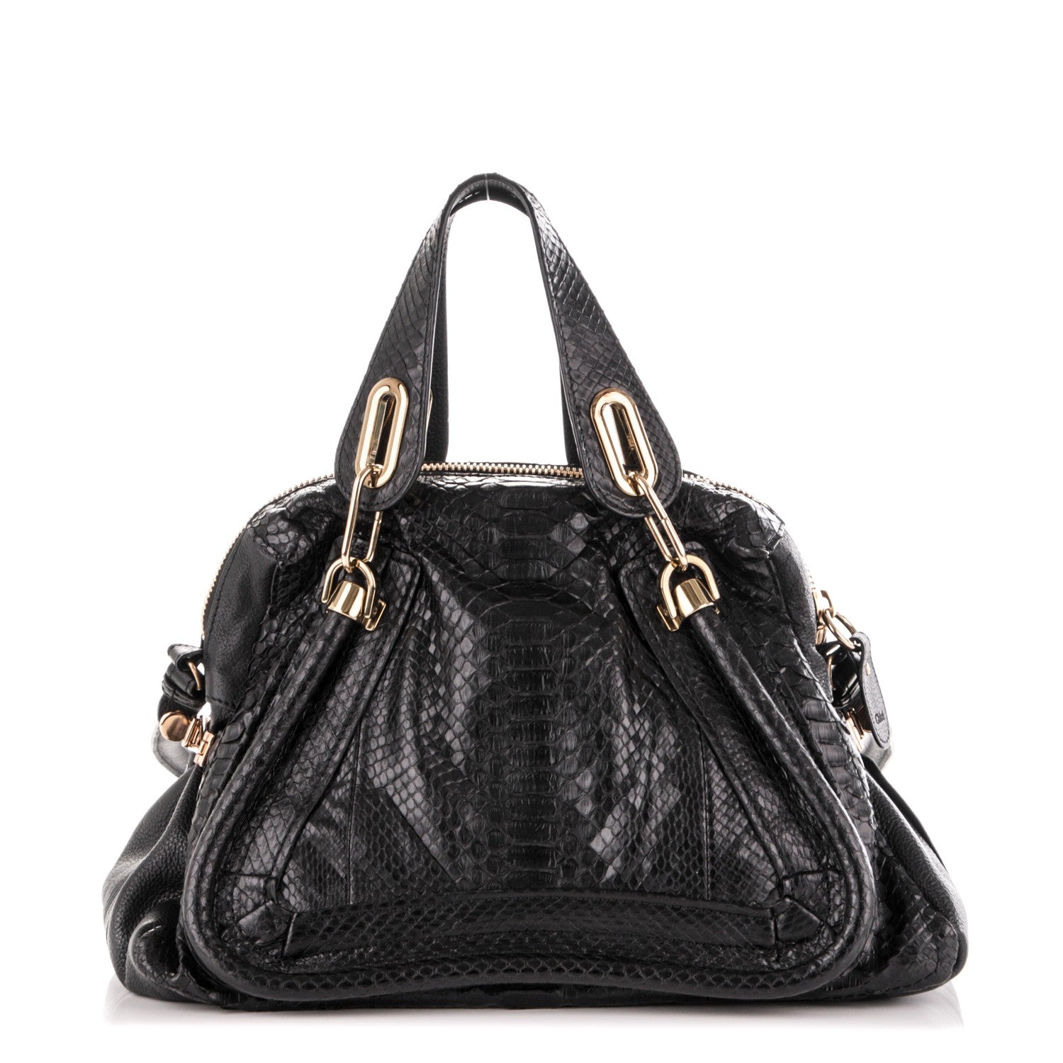 Chloe Python Medium Paraty Black 1 of 6
