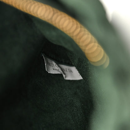 Bottega Veneta Suede Intrecciato Small Cobble Messenger Bag Emerald Green 7 of 13