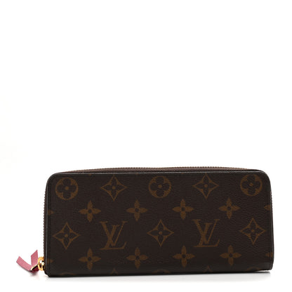 Louis Vuitton Monogram Clemence Wallet Fuchsia 1 of 7