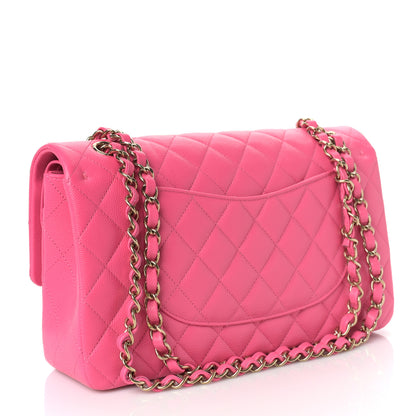 Chanel Caviar Quilted Medium Double Flap Pink 3 of 10