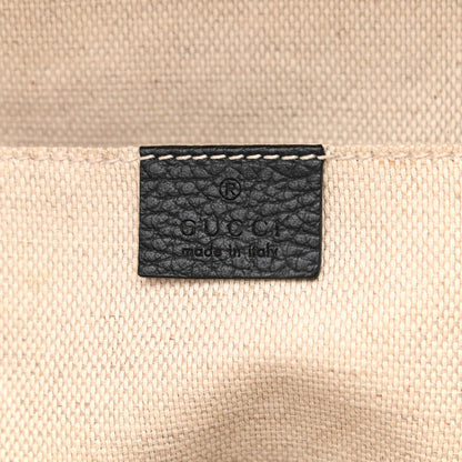 Gucci Pebbled Calfskin Soho Chain Backpack Black 6 of 11