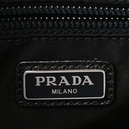 Prada Re-Nylon Saffiano Travel Pouch Black 7 of 9