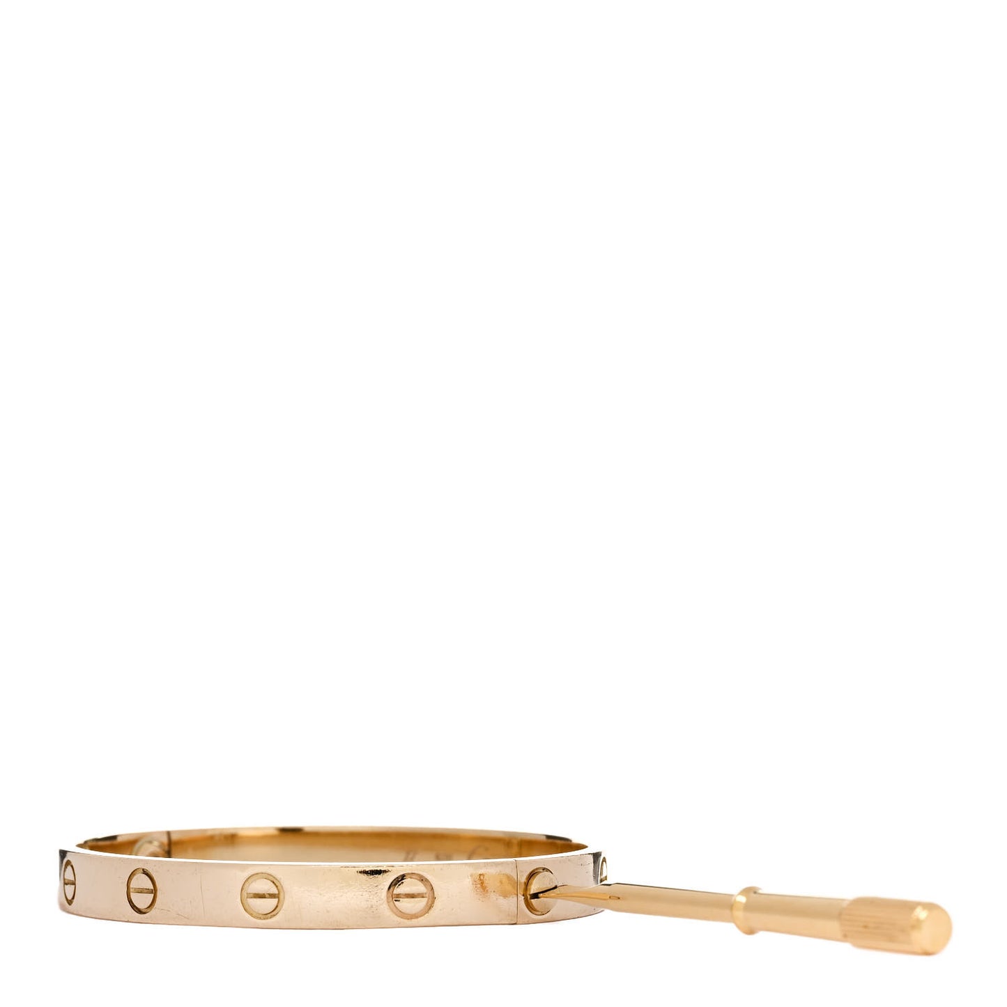 18K Yellow Gold LOVE Bracelet 17