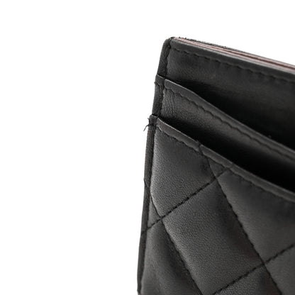 Chanel Lambskin Quilted Card Holder Black 7 of 9