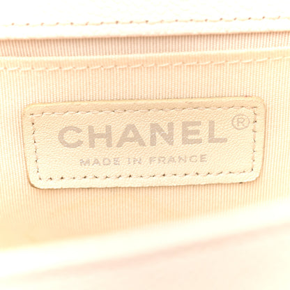 Chanel Caviar Quilted Small Boy Flap White 6 of 12
