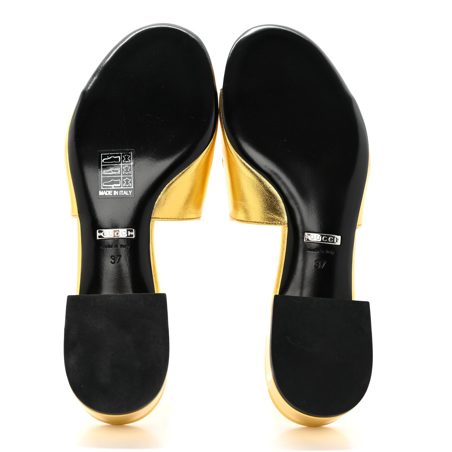 Gucci Suede Crystal Maxine Horsebit Slide Sandals 37 Gold 5 of 11