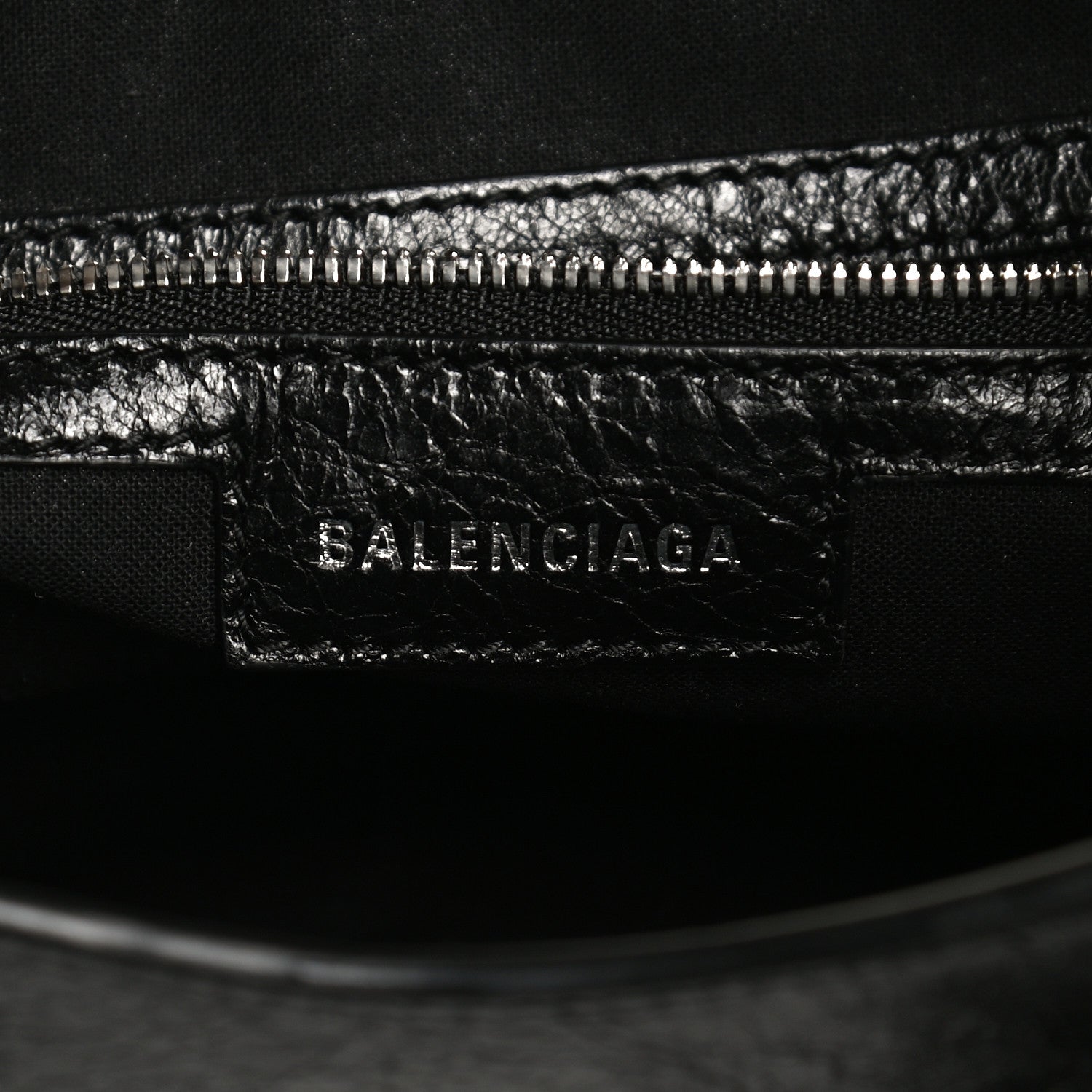 Balenciaga Agneau Arena Medium Le Cagole Shoulder Bag Black 6 of 14