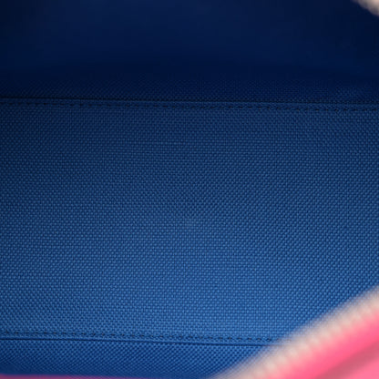 Gucci Calfskin GG Tennis Bi-Color Embossed Mini Duffle Bag Modern Fucsia Modern Blue 5 of 10