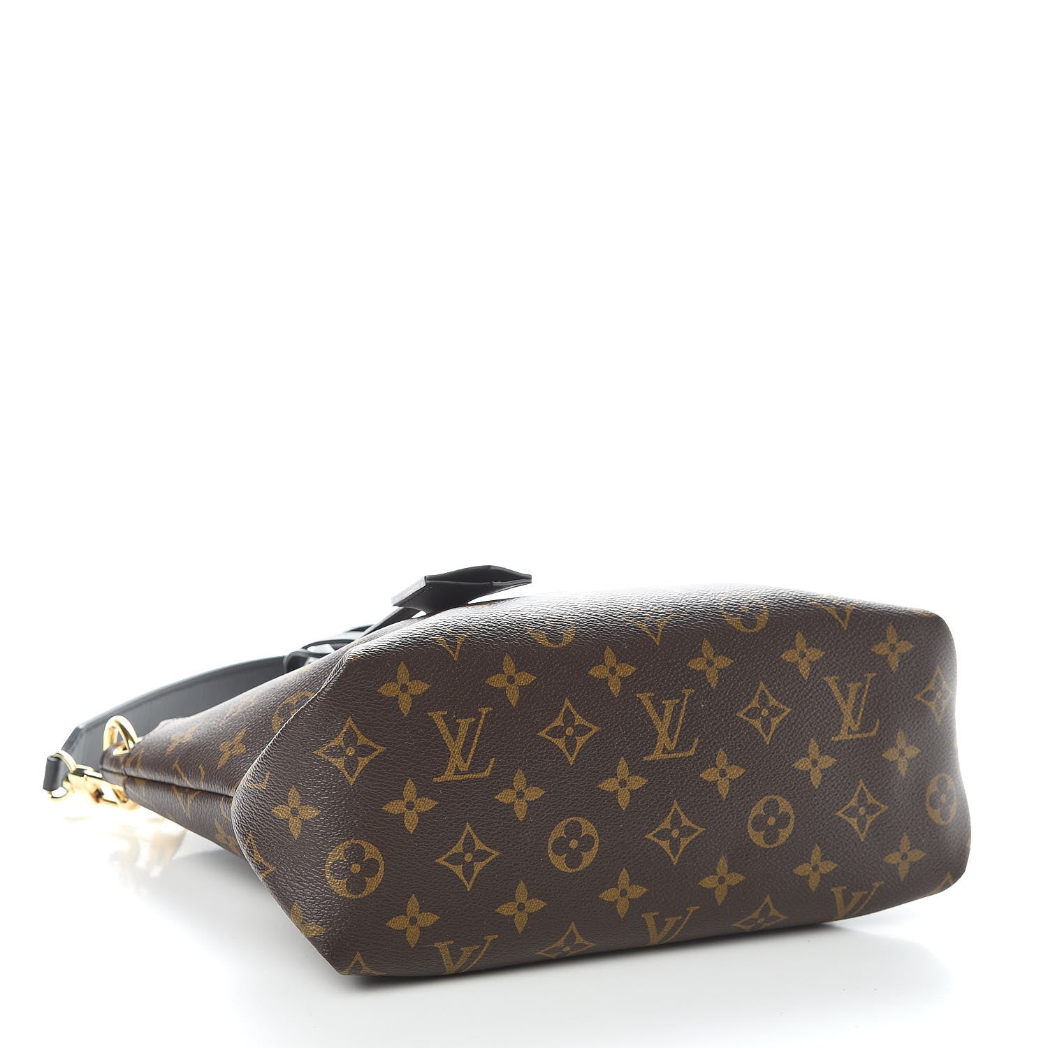 Louis Vuitton Monogram Flower Zipped Tote PM Black 4 of 10