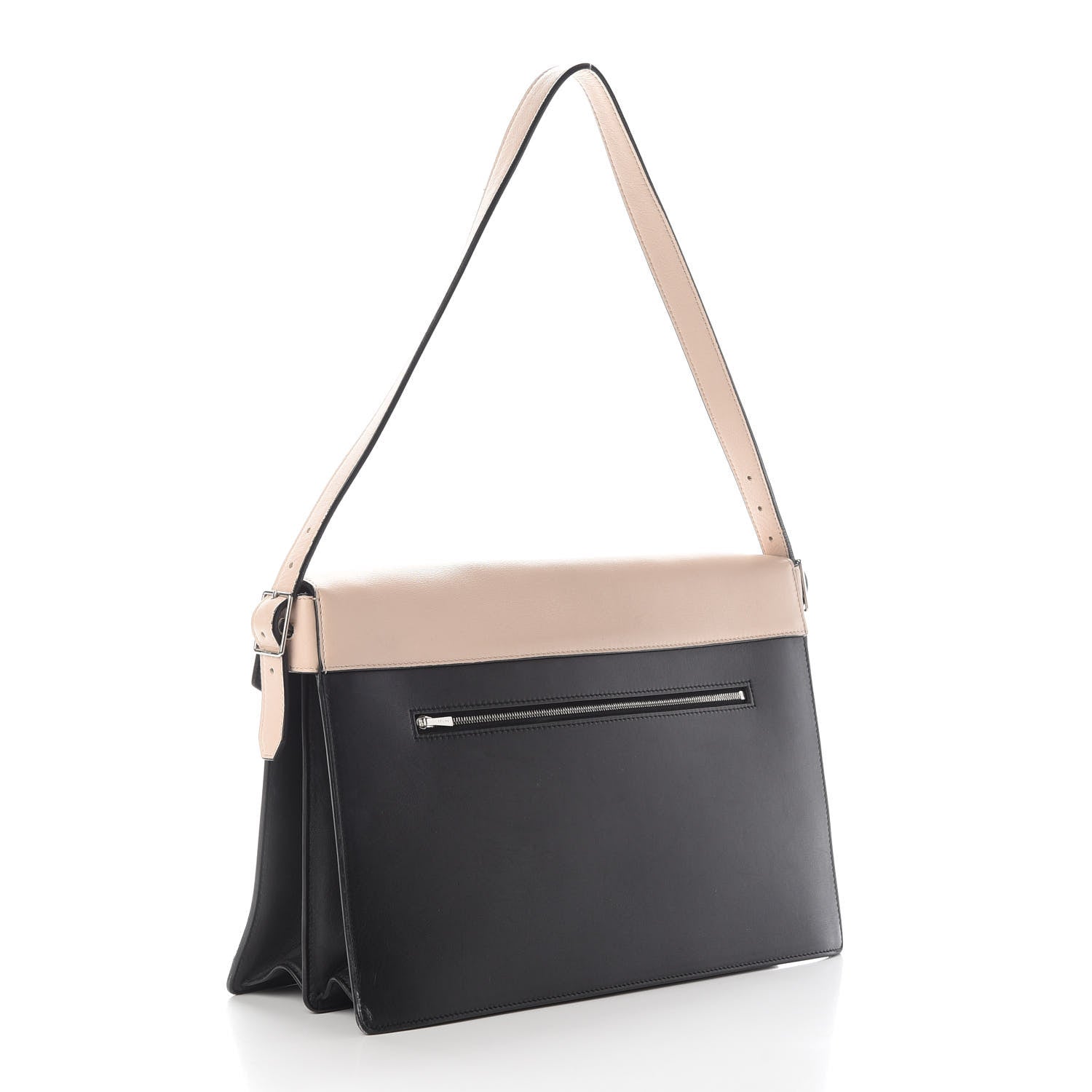 Celine Calfskin Pony Hair Medium Tri-Color Diamond Shoulder Bag Blush 2 of 10