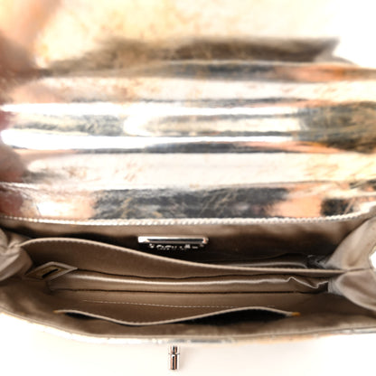 Chanel Metallic Lambskin Quilted Mini Around the World Flap Silver 5 of 11