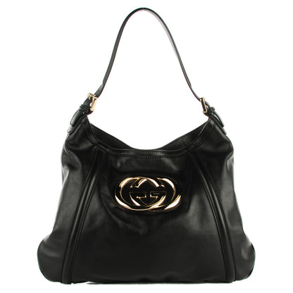 Gucci Leather Medium Britt Hobo Black 1 of 7