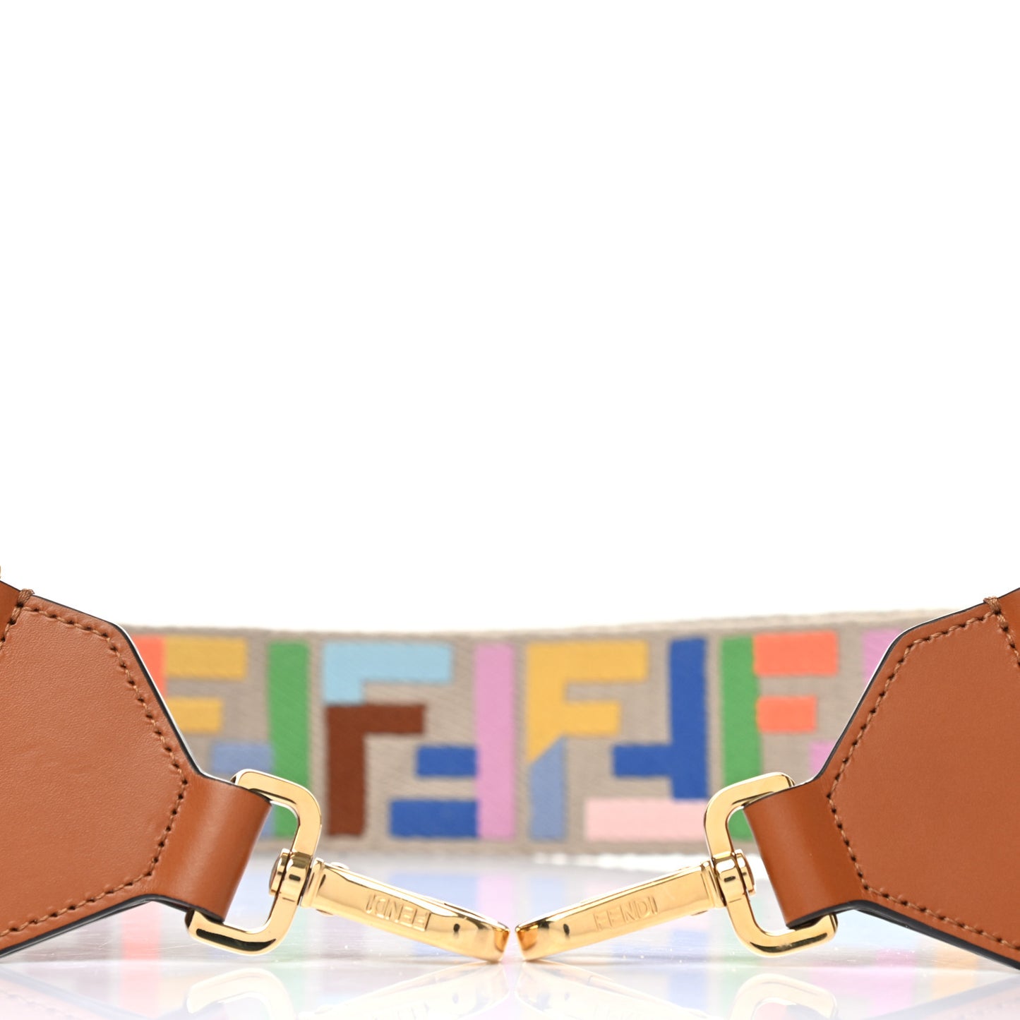 Canvas Calfskin FF 1974 Adjustable Strap You Multicolor Cuoio