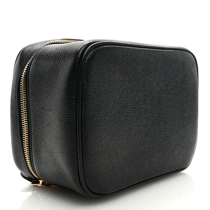 Chanel Caviar Vanity Cosmetic Case Black 4 of 7