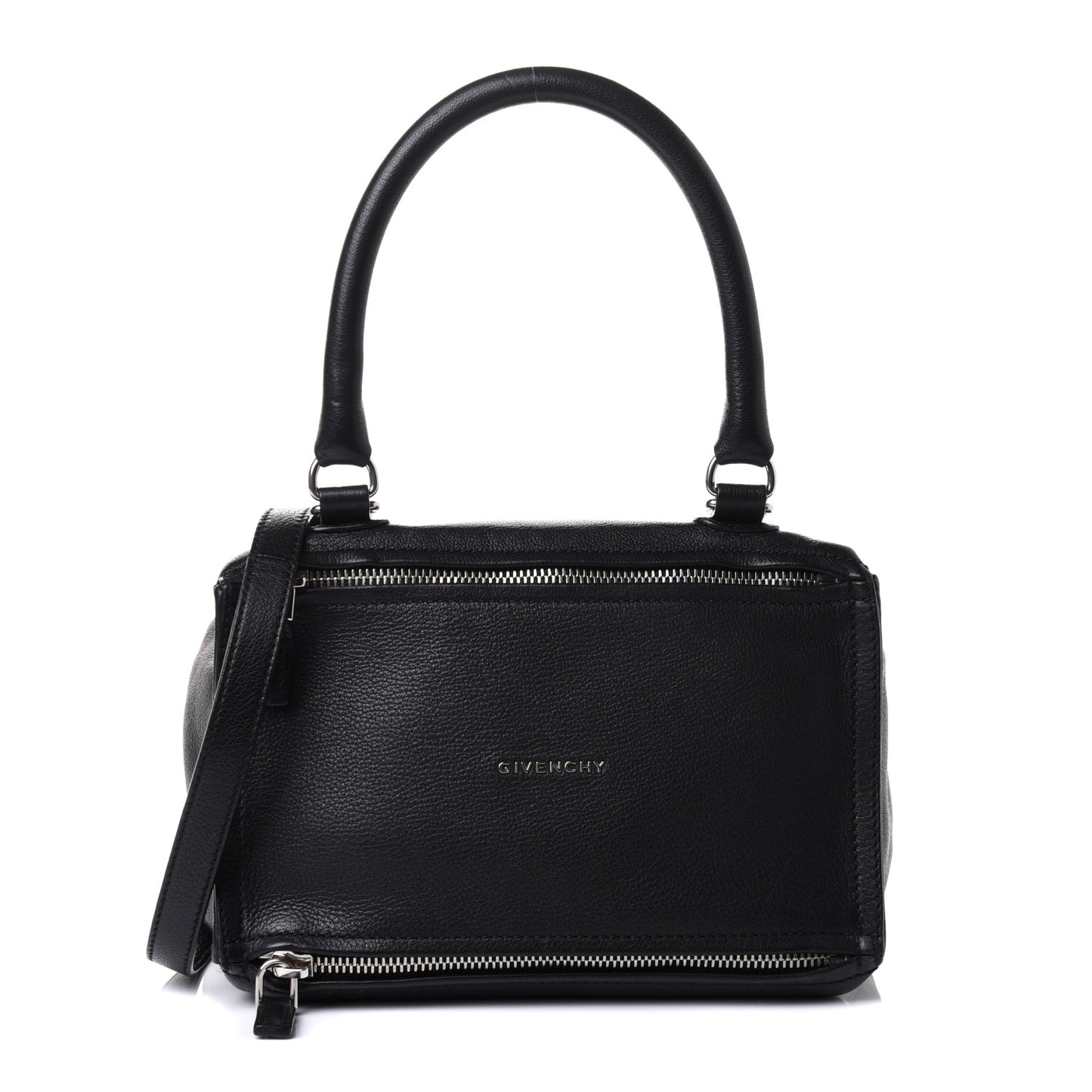 Sugar Goatskin Small Pandora Black
