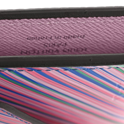 Louis Vuitton Epi Tropical Victorine Wallet Blue Rose 8 of 9