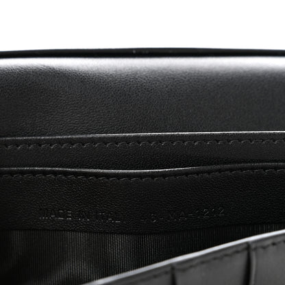 Christian Dior Goatskin Saddle Long Wallet Black 7 of 10