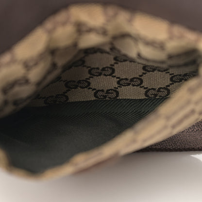Gucci GG Monogram Double Pocket Belt Bag Dark Brown 6 of 15