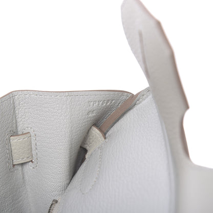 Hermes Togo Birkin 30 Gris Perle 8 of 12