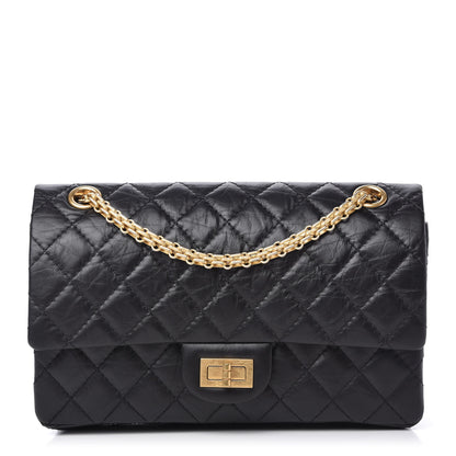 Chanel Aged Calfskin Quilted 2.55 Reissue 225 Flap Black 1 of 11