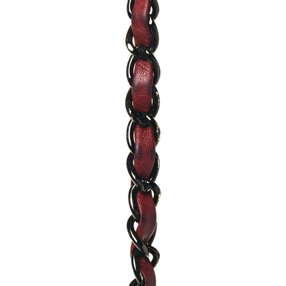Chanel Lambskin Vertical Stitch Jumbo Single Flap Dark Red 16 of 16