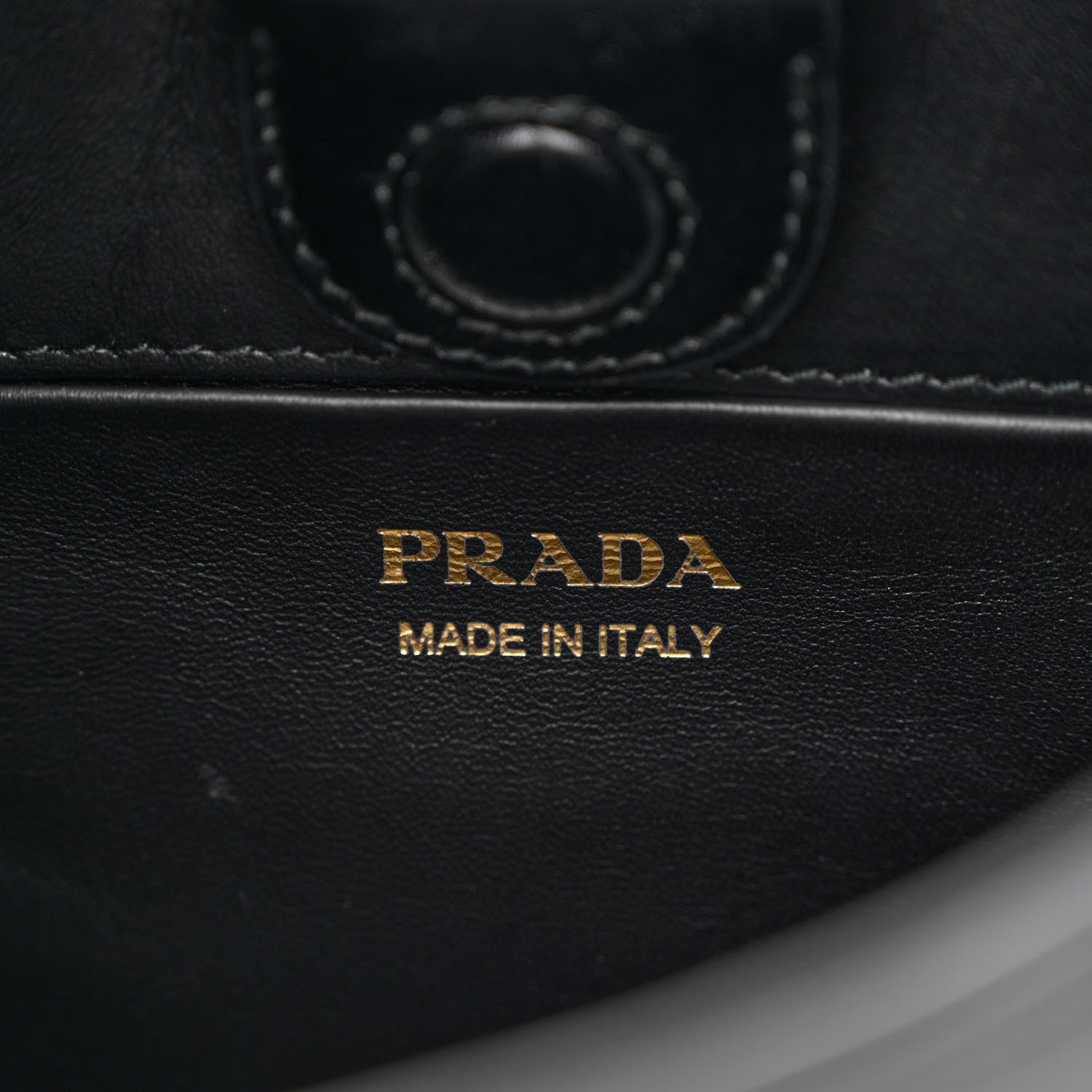 Prada Box Calfskin Shoulder Bag Black 6 of 10