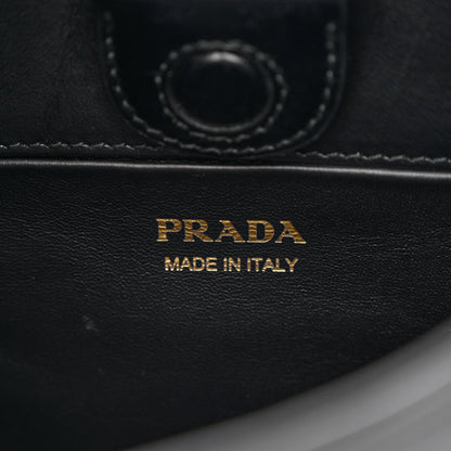Prada Box Calfskin Shoulder Bag Black 6 of 10