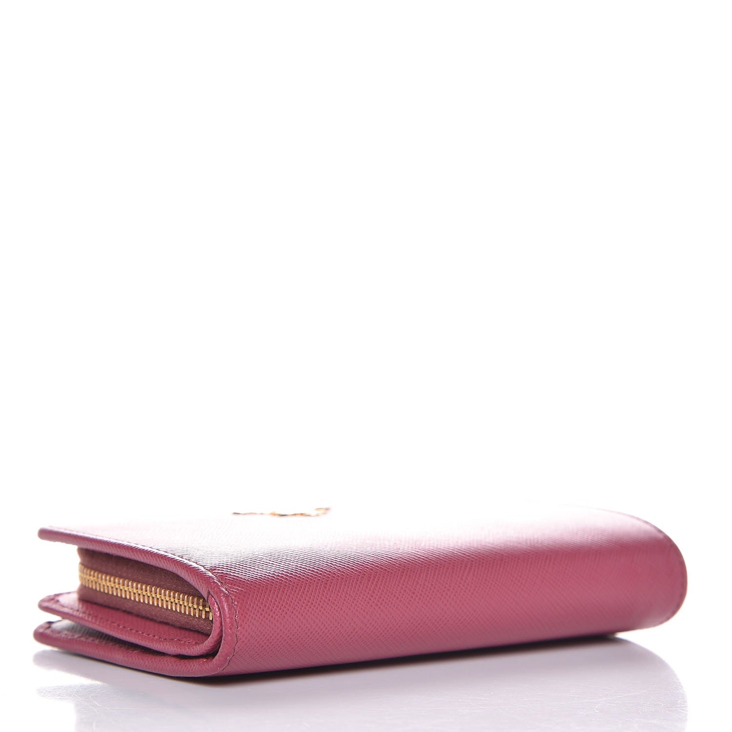 Prada Saffiano Compact Wallet Bruyere 4 of 8