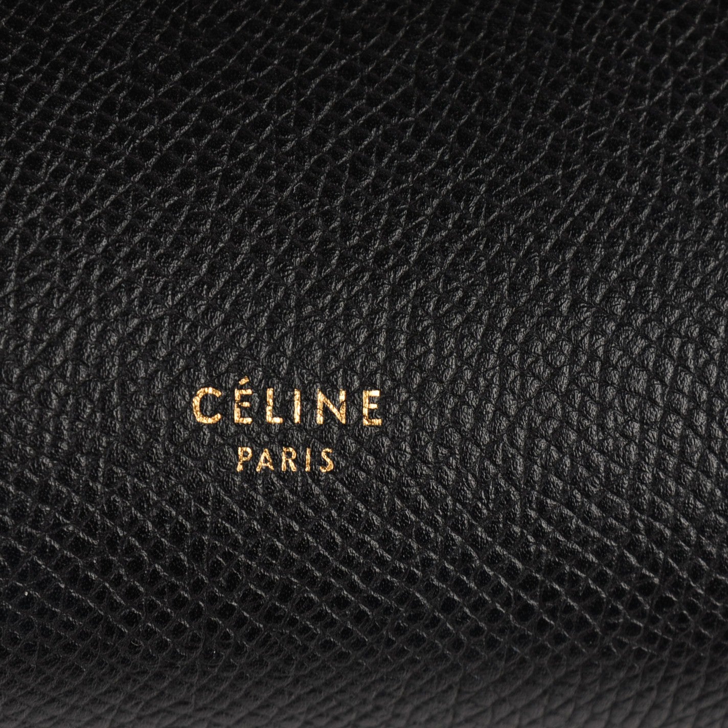 Baby Grained Calfskin Mini Belt Bag Black