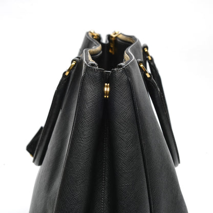 Prada Saffiano Lux Extra Large Galleria Double Zip Tote Black 9 of 13