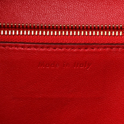 Celine Goatskin Medium Classic Box Flap Bag Dark Pink 7 of 15