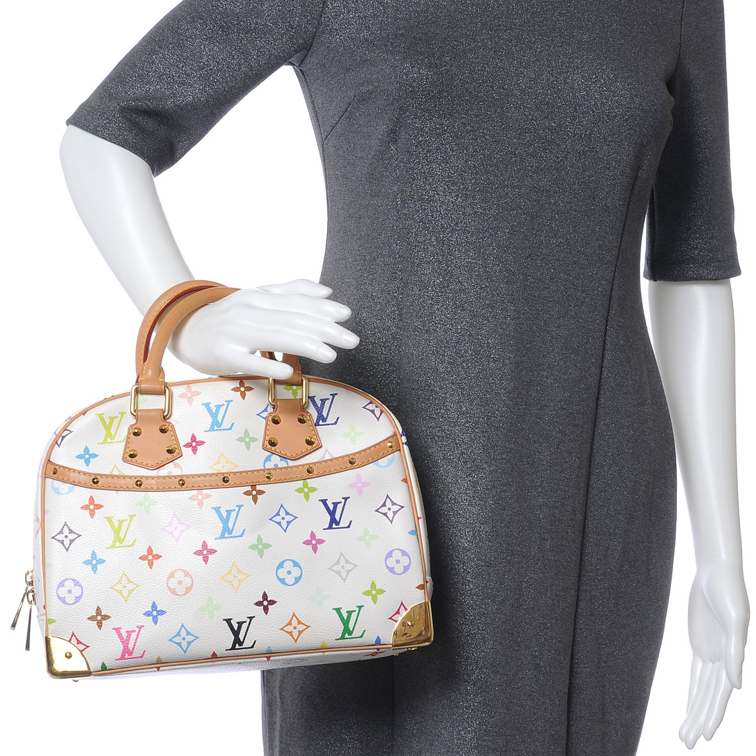 Louis Vuitton Monogram Multicolor Trouville White 2 of 7